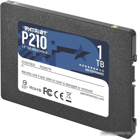 SSD Patriot P210 1TB P210S1TB25 - фото 2 - id-p214580633