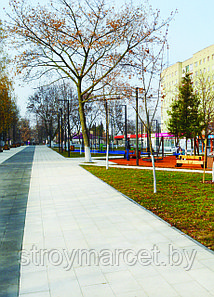 Тротуарная плитка Парк Плейс, 80 мм, белый