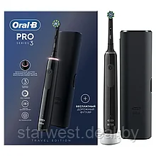Oral-B Braun PRO Series 3 3500 Black Edition Электрическая зубная щетка D505.513.3X
