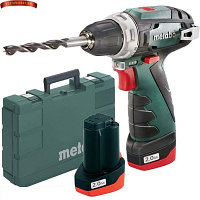 Аккумуляторная дрель-шуруповерт Metabo PowerMaxx LI BS Basic (600080500) 2 акк. 12В, 2Ah