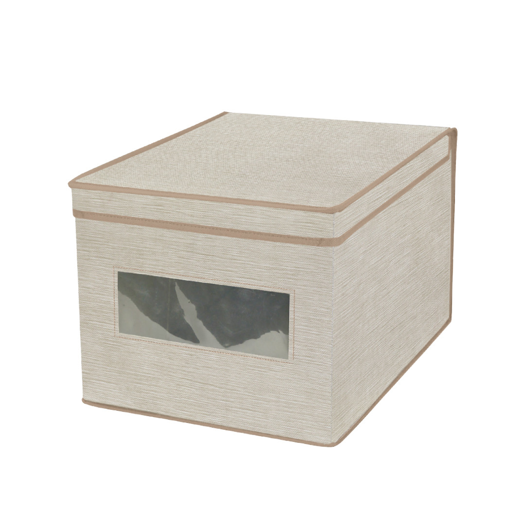 Короб для хранения "Латте", 40х30х25 см, бежевый - фото 1 - id-p214610506