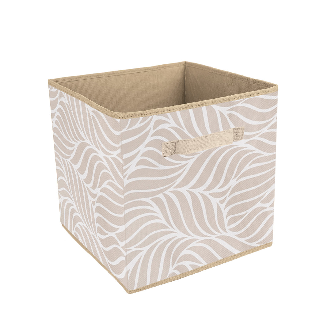 Короб-кубик для хранения "Листья" - фото 1 - id-p214610726