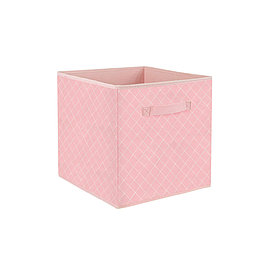 Короб-кубик для хранения "Зефир", 30х30х30 см, розовый