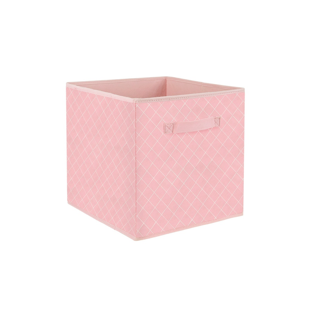 Короб-кубик для хранения "Зефир", 30х30х30 см, розовый - фото 1 - id-p214610727