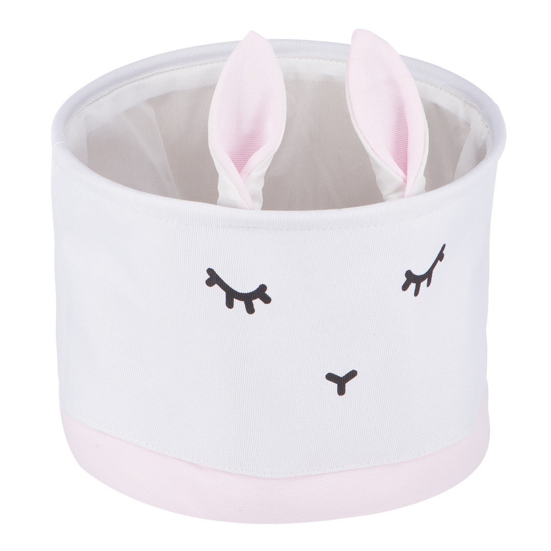 Корзина тканевая для хранения "Кролик", 32х32х25 см, розовый - фото 1 - id-p214610800