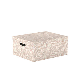 Коробка для хранения складная с крышкой "Листья", 28х37х18 см
