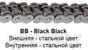Мото цепь JT 525X1R3 Black Steel X-Ring (110 звеньев) - фото 2 - id-p214611033