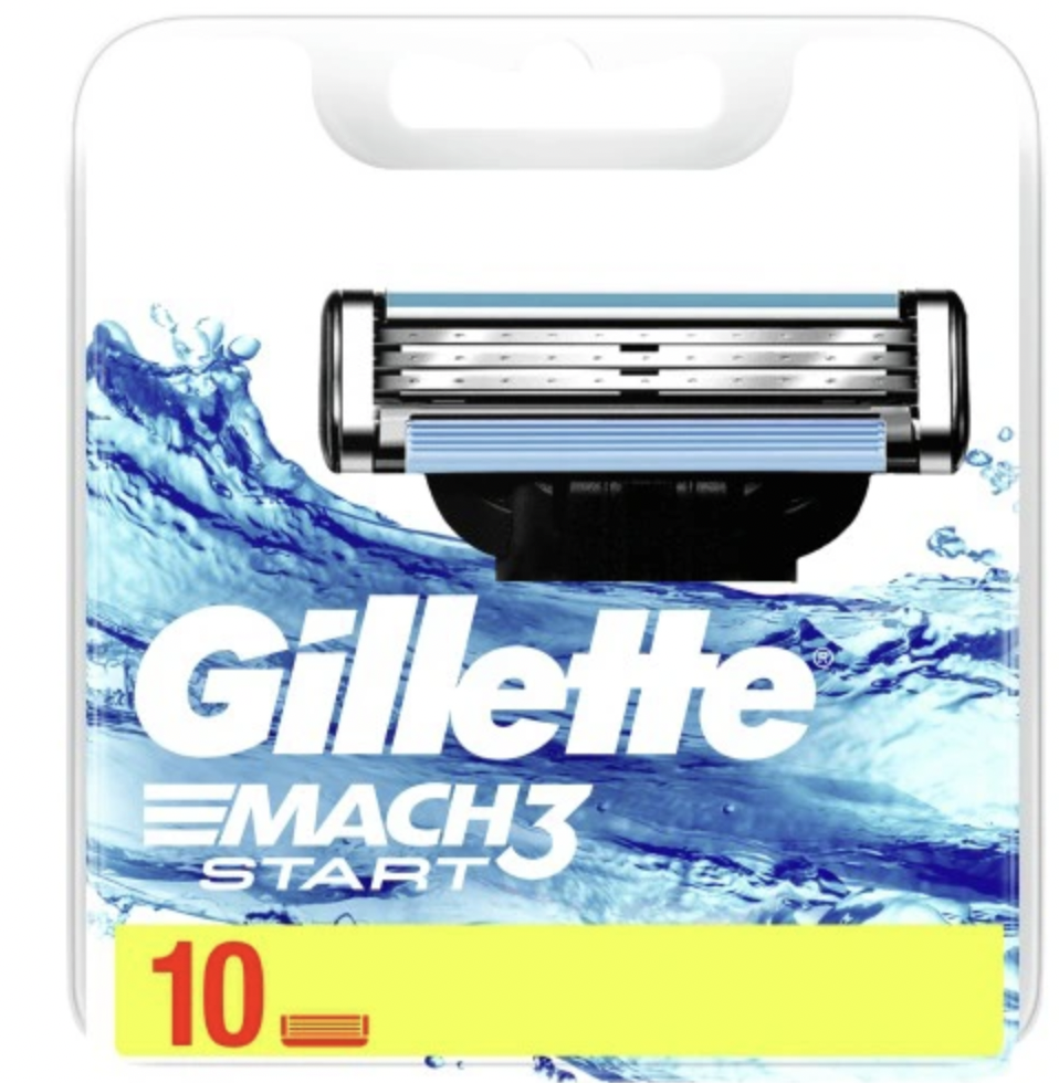Сменные кассеты Gillette Mach3 Start (10 шт) - фото 1 - id-p214618541