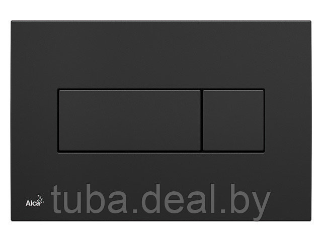 Кнопка управления для систем инсталляций (черная), Alcaplast - фото 1 - id-p214615622
