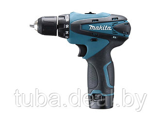 Аккум. дрель-шуруповерт MAKITA DF 330 DWE в чем. (10.8 В, 2 акк., 1.3 А/ч Li-Ion, 2 скор., 24 Нм, шурупы до 7