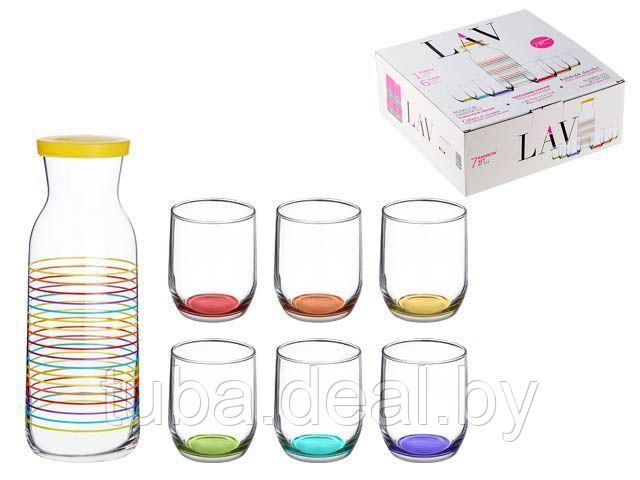 Набор (1 кувшин 1,2 л + 6 стаканов 0,315л ), RAINBOWS LAV - фото 1 - id-p214621864