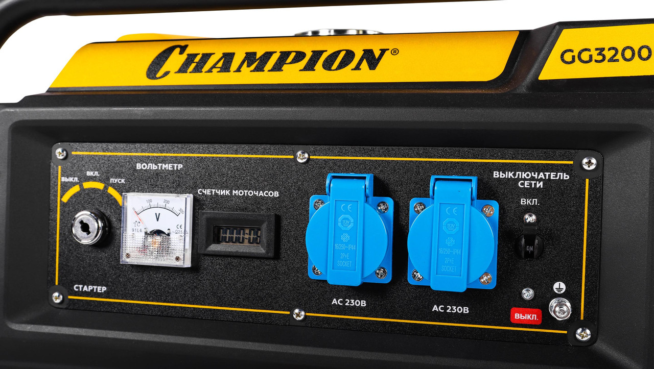 Генератор CHAMPION GG3200EW - фото 6 - id-p214622503