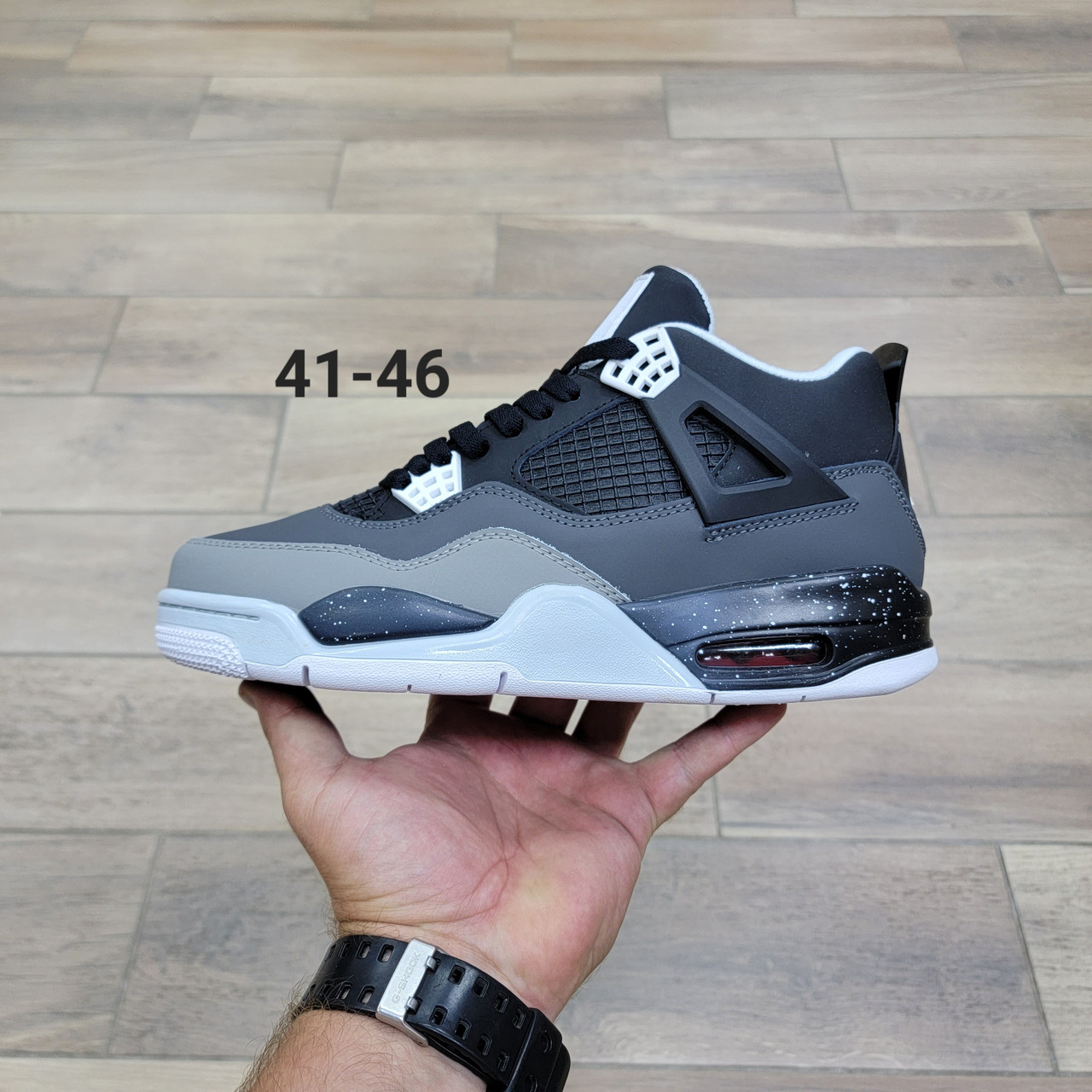 Кроссовки Air Jordan 4 Retro Fear Pack - фото 10 - id-p169833418