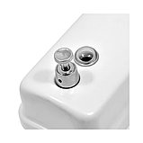 Дозатор для жидкого мыла Puff-8605W нержавейка, 500мл (белый), фото 5
