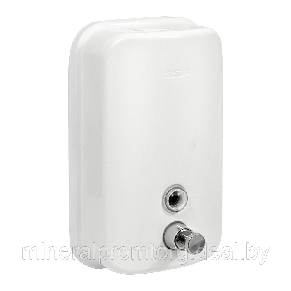 Дозатор для жидкого мыла Puff-8615W нержавейка, 1000мл (белый) - фото 1 - id-p192620886