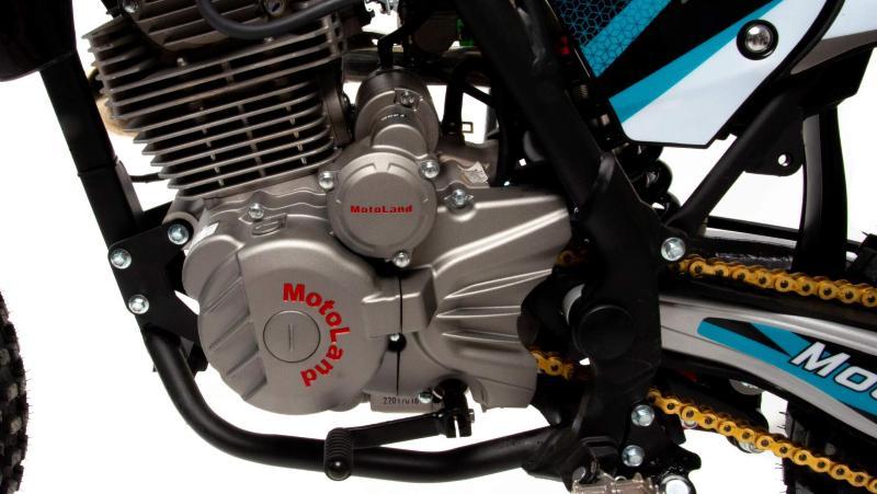 Мотоцикл Кросс Motoland CRF 250 (172FMM) синий - фото 4 - id-p214623159