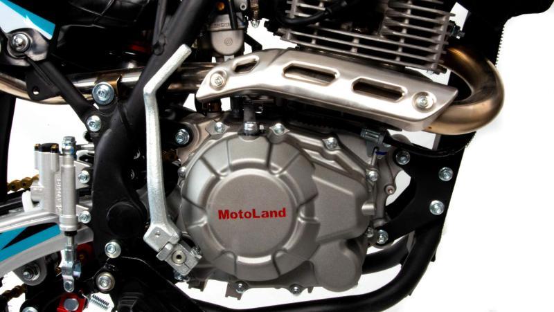 Мотоцикл Кросс Motoland CRF 250 (172FMM) синий - фото 5 - id-p214623159