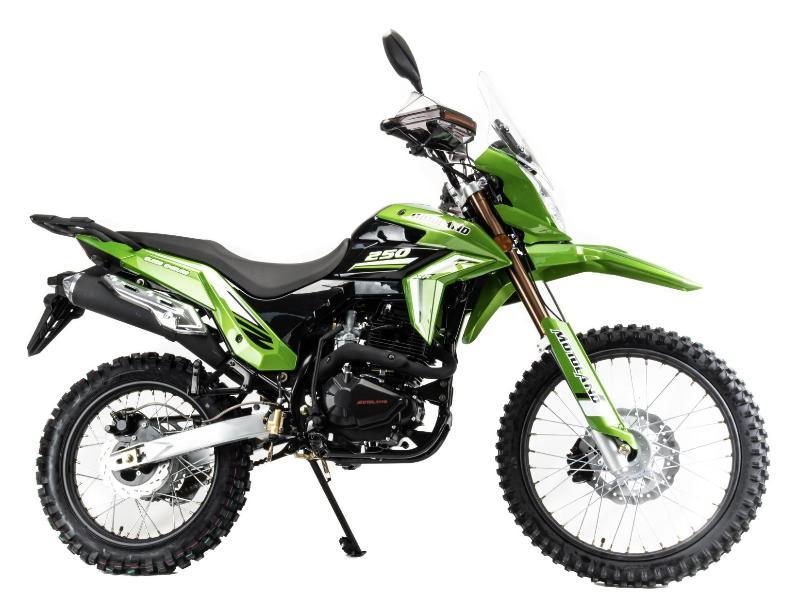 Мотоцикл Motoland GL250 ENDURO (172FMM-5/PR250) (XL250-В) зеленый - фото 1 - id-p214623160