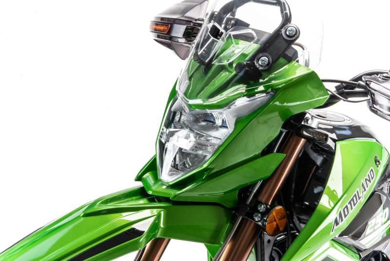 Мотоцикл Motoland GL250 ENDURO (172FMM-5/PR250) (XL250-В) зеленый - фото 3 - id-p214623160