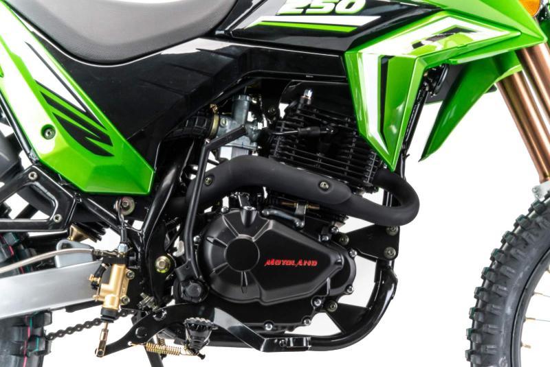 Мотоцикл Motoland GL250 ENDURO (172FMM-5/PR250) (XL250-В) зеленый - фото 6 - id-p214623160