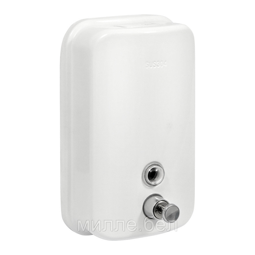 Дозатор для жидкого мыла Puff-8615W нержавейка, 1000мл (белый) - фото 1 - id-p192700106