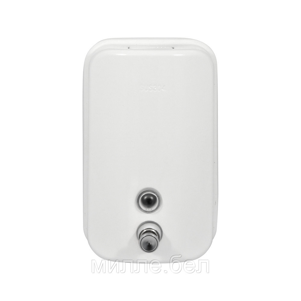 Дозатор для жидкого мыла Puff-8615W нержавейка, 1000мл (белый) - фото 2 - id-p192700106