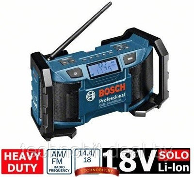 Аккумуляторное радио Bosch GML SoundBoxx (0601429900) 14.4-18V, без аккумулятора, от сети - фото 1 - id-p214626299