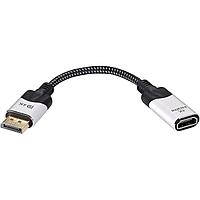 Адаптер DisplayPort(M) --- HDMI(F) 0.15m 4K@60Hz VCOM CG621M-0.15