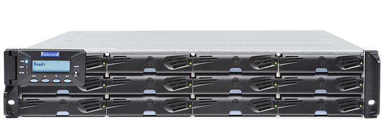 Система хранения данных EonStor DS 3000 Gen2 2U/12bay,dual redundant subsystem 2x12Gb/s SAS,8x1Gbe,+4 host