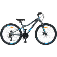 Велосипед Stels Navigator 610 MD 26 V040 р.16 2022 (антрацит/синий) - фото 1 - id-p214631322