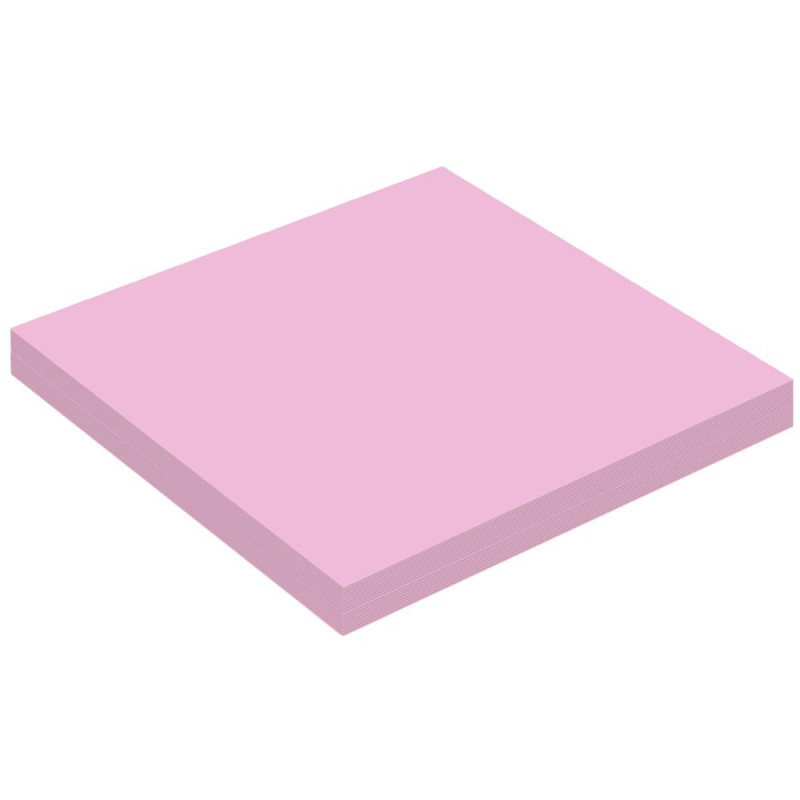 Бумага для заметок с клеевым краем Attache 76x76 мм 100 л пастел. розовый, арт.1407988 - фото 2 - id-p214631459