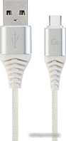 Кабель Gembird CC-USB2B-AMCM-1M-BW2 USB Type-A - USB Type-C (1 м, белый)