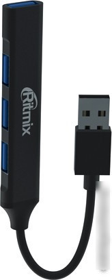 USB-хаб Ritmix CR-4400 Metal - фото 3 - id-p214634916
