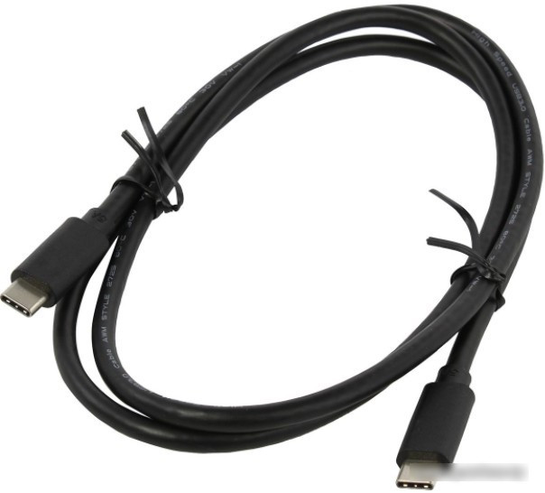 Кабель 5bites USB Type-C - USB Type-C TC306-10 (1 м, черный) - фото 1 - id-p214635835