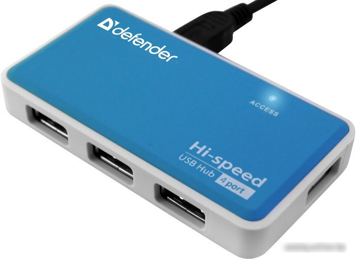 USB-хаб Defender Quadro Power (83503) - фото 3 - id-p214634969
