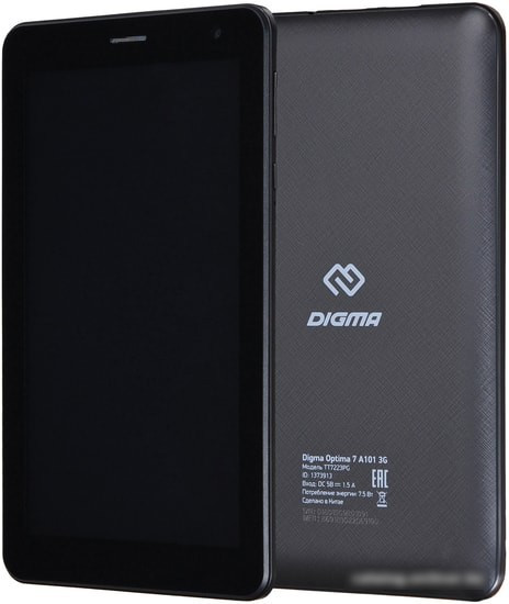 Планшет Digma Optima 7 A101 TT7223PG 3G (черный) - фото 1 - id-p214638821