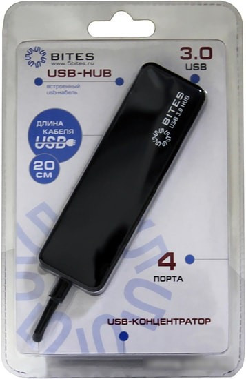 USB-хаб 5bites HB34-310BK - фото 3 - id-p214635011