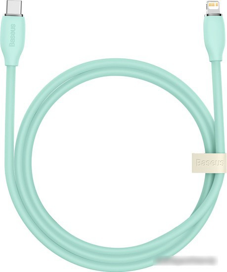 Кабель Baseus CAGD020006 USB Type-C - Lightning (1.2 м, зеленый) - фото 1 - id-p214636934