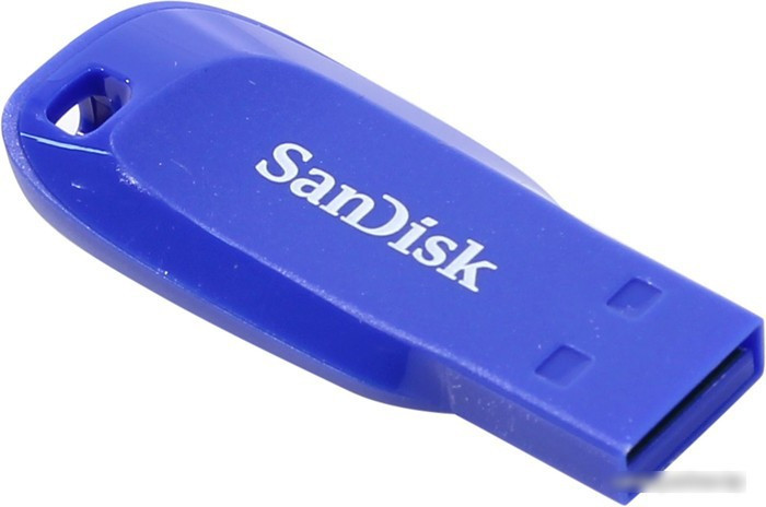 USB Flash SanDisk Cruzer Blade 64GB (синий) [SDCZ50C-064G-B35BE] - фото 2 - id-p214644347