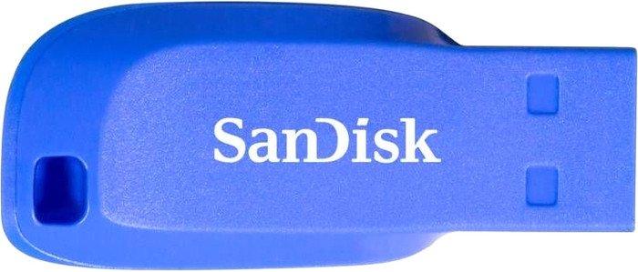 USB Flash SanDisk Cruzer Blade 64GB (синий) [SDCZ50C-064G-B35BE] - фото 3 - id-p214644347