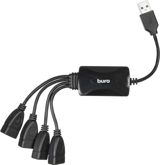 USB-хаб Buro BU-HUB4-0.3-U2.0-Splitter - фото 1 - id-p214635078