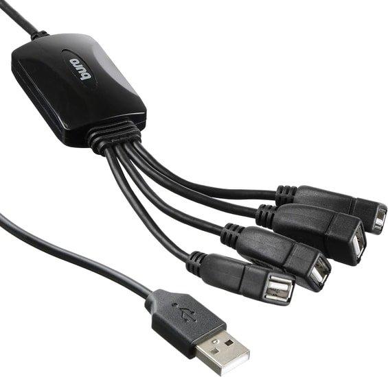 USB-хаб Buro BU-HUB4-0.3-U2.0-Splitter - фото 4 - id-p214635078