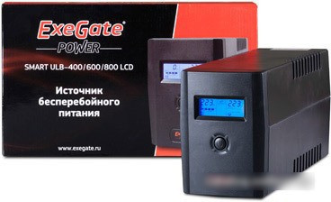 Источник бесперебойного питания ExeGate Power Smart ULB-600 LCD - фото 3 - id-p214639176