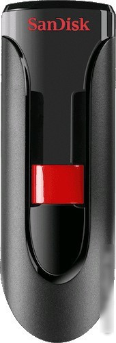 USB Flash SanDisk Cruzer Glide 64GB Black [SDCZ600-064G-G35] - фото 2 - id-p214644373