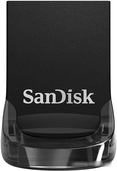 USB Flash SanDisk Ultra Fit USB 3.1 64GB (черный) - фото 1 - id-p214644376