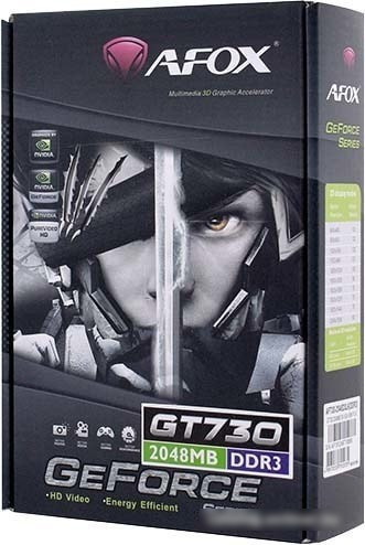 Видеокарта AFOX GeForce GT 730 2GB DDR3 AF730-2048D3L6 - фото 4 - id-p214645377