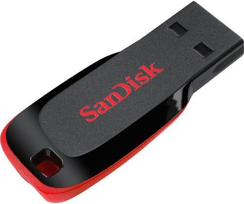 USB Flash SanDisk Cruzer Blade Black 128GB (SDCZ50-128G-B35) - фото 2 - id-p214644378