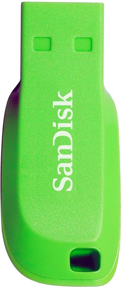 USB Flash SanDisk Cruzer Blade 64GB (зеленый) [SDCZ50C-064G-B35GE] - фото 1 - id-p214644397