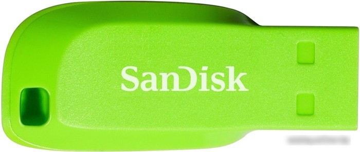 USB Flash SanDisk Cruzer Blade 64GB (зеленый) [SDCZ50C-064G-B35GE] - фото 3 - id-p214644397