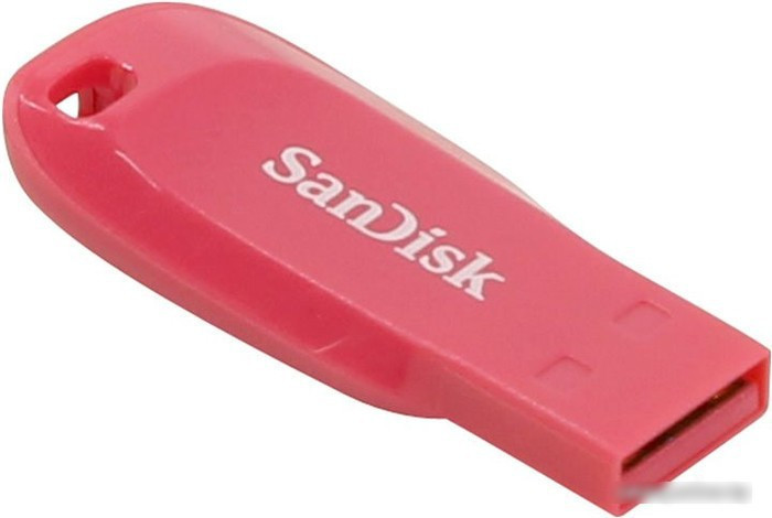 USB Flash SanDisk Cruzer Blade 64GB (розовый) - фото 3 - id-p214644398